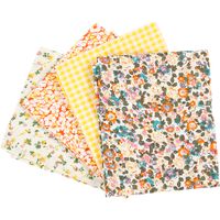 Creativ Company Patchwork stof geel 45x55cm, 4st.