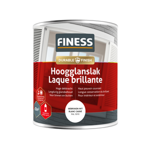 Finess hoogglanslak gebroken wit nr. 14205 (a 750ml)