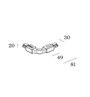 Wever & Ducre - 1-Phase Track Adjustable Corner W