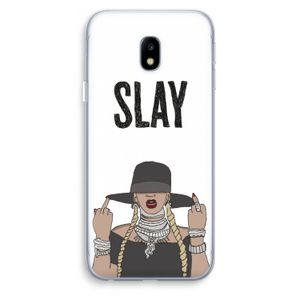 Slay All Day: Samsung Galaxy J3 (2017) Transparant Hoesje