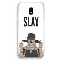 Slay All Day: Samsung Galaxy J3 (2017) Transparant Hoesje