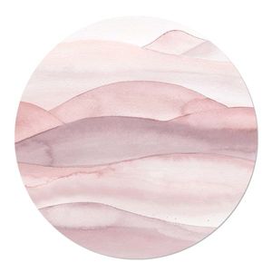 Behangcirkel Watercolor Abstract Landscape Blush Naadloos Behang 100