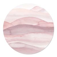 Behangcirkel Watercolor Abstract Landscape Blush Naadloos Behang 180