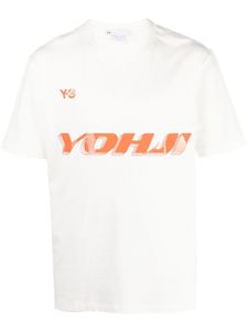 Y-3 t-shirt à logo imprimé - Blanc