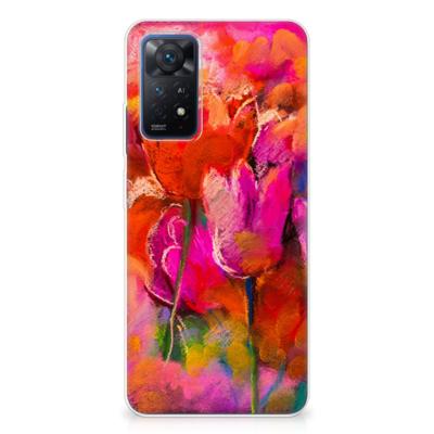 Smartphone hoesje Xiaomi Redmi Note 11 Pro 5G Tulips Smartphone hoesje Xiaomi Redmi Note 11 Pro 5G Tulips