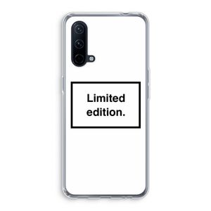 Limited edition: OnePlus Nord CE 5G Transparant Hoesje