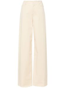 MM6 Maison Margiela pantalon ample à effet usé - Jaune