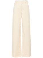 MM6 Maison Margiela pantalon ample à effet usé - Jaune