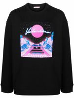 Valentino Garavani sweat à imprimé graphique - Noir