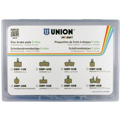 Marwi Union schijfremblokset dbp-52e e-bike organisch/kevlar (25pr)