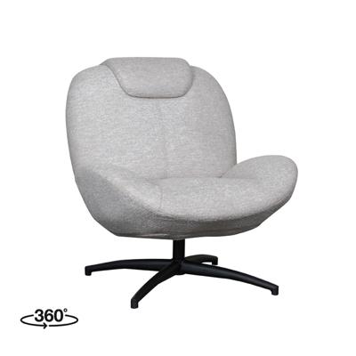 LABEL51 Fauteuil Clayton - Grijs - Canyon - One Size