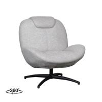 LABEL51 Fauteuil Clayton - Grijs - Canyon - One Size