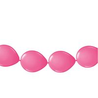 Ballonnen verjaardag feest slinger roze 3 meter   -