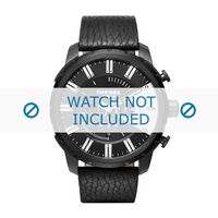 Diesel horlogeband DZ4382 Leder Zwart 26mm - thumbnail