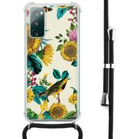 Samsung Galaxy S20 FE hoesje met koord - Sunflowers