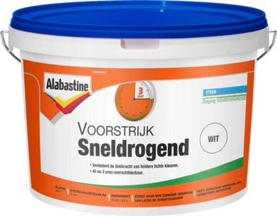 Alabastine voorstrijk sneldrogend wit 2,5l - Alabastine