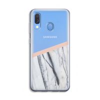 A touch of peach: Samsung Galaxy A40 Transparant Hoesje