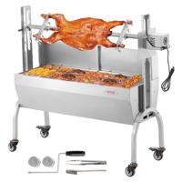 VEVOR lamsgrill speenvarkengrill spitbraadgrill 52W 90kg voorruit