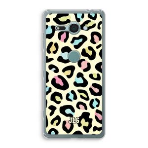 Leopard pattern: Sony Xperia XZ2 Compact Transparant Hoesje