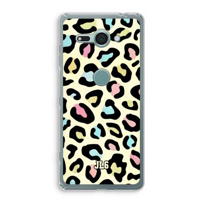 Leopard pattern: Sony Xperia XZ2 Compact Transparant Hoesje