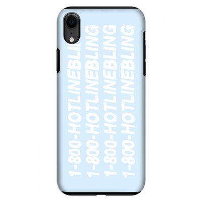 Hotline bling blue: iPhone XR Tough Case