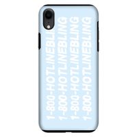 Hotline bling blue: iPhone XR Tough Case