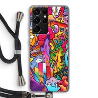 Dreams: Samsung Galaxy S21 Ultra Transparant Hoesje met koord