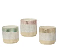 Bloempot Spring Keramiek Ø13cm Assorti 1st