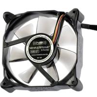 NoiseBlocker Multiframe M8-S1 PC-ventilator Zwart, Grijs (transparant) (b x h x d) 80 x 80 x 25 mm - thumbnail