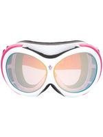 Moncler Eyewear masque de ski à verres miroirs - Blanc