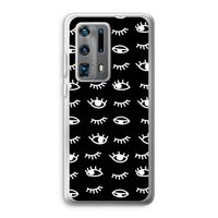Eye pattern #3: Huawei P40 Pro Plus Transparant Hoesje