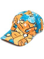 Marni casquette à logo brodé - Orange
