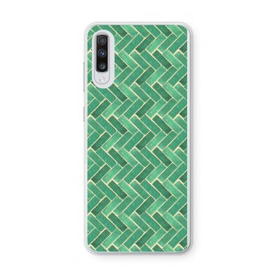 Moroccan tiles 2: Samsung Galaxy A70 Transparant Hoesje