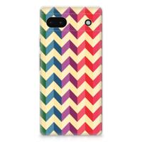 Google Pixel 6A | TPU bumper | Zigzag Multi Color