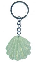 LG Imports sleutelhanger zeester 4 cm groen - thumbnail