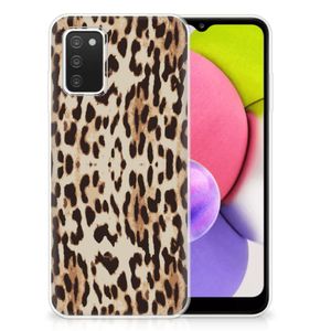 Samsung Galaxy A03S TPU Hoesje Leopard