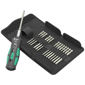 Wera 7515/16 Kraftform Safe-Torque Speed Universal 1 05075851001 Bitset 16-delig Kruiskop Phillips, Torx BO, Torx plus, Inbus Incl. bithouder en