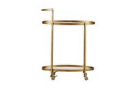 BePureHome Push Trolley Antique Brass - thumbnail