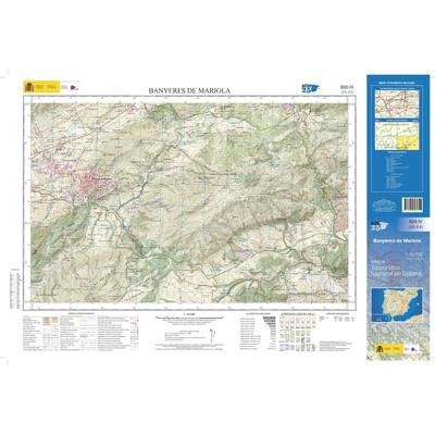 Topografische kaart 820-IV Banyeres de Mariola | CNIG - Instituto Geográfico Nacional1