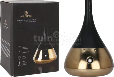 Geurdiffuser Zwart en Goud 21cm