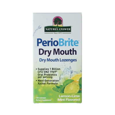Natures Answer PerioBrite dry mouth lozenges 100 Zuigtabletten