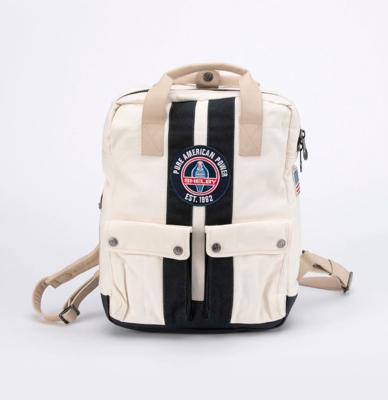 Carroll Shelby GT40 Rugtas Leer en Canvas - Ecru Carroll Shelby GT40 Rugtas Leer en Canvas - Ecru