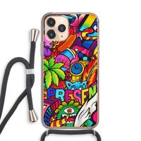 Represent: iPhone 11 Pro Transparant Hoesje met koord