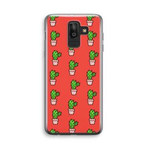 Mini cactus: Samsung Galaxy J8 (2018) Transparant Hoesje