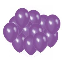 Party ballonnen paars 100x stuks - Ballonnen
