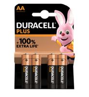 Duracell Plus alkaline AA batterijen per 4 stuks - thumbnail