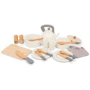 New Classic Toys houten servies en pannenset