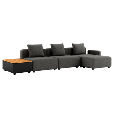 Cobana Lounge Sofa - 3 seater w/ Patio Storage Table