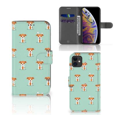 Apple iPhone 11 | Telefoonhoesje | Met pasjeshouder | Pups Apple iPhone 11 | Telefoonhoesje | Met pasjeshouder | Pups