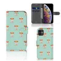 Apple iPhone 11 | Telefoonhoesje | Met pasjeshouder | Pups